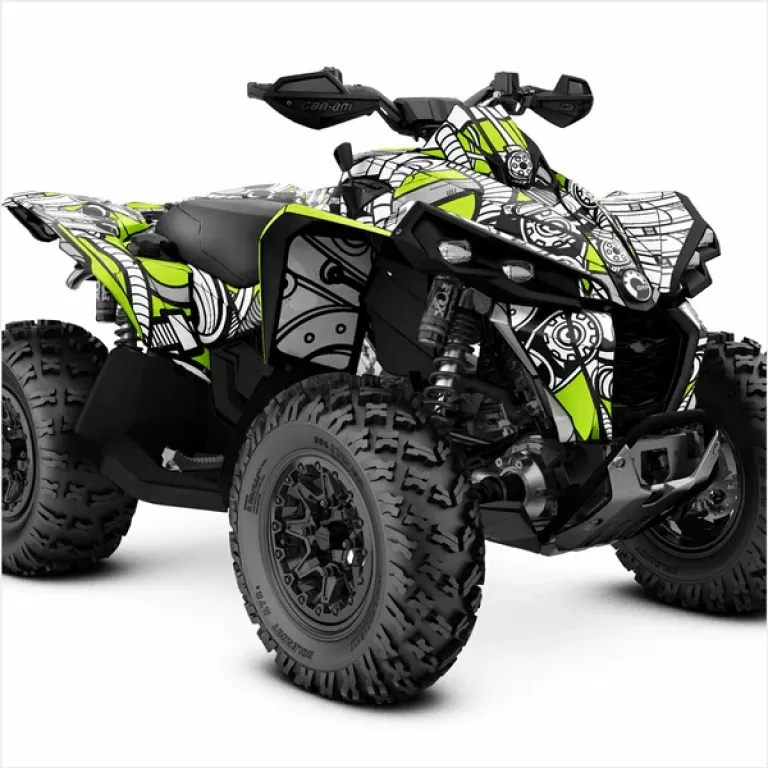 Petrol Head Leuchtgrün XL Version für CAN-AM Renegade 1000/800/650/570/500 all models